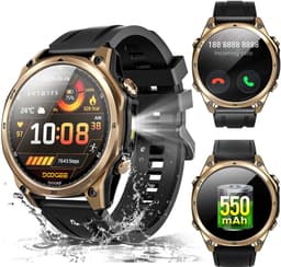 DOOGEE Anywise W1 Smart Watch - AI-spraakbesturing - Videobellen - Elke polsmaat - GPS - Gratis kaartmateriaal - 18 dagen batterijduur - Fitnesstracker - 170+ sportmodi - 5 ATM waterdicht - voor Android en iPhone — thumbnail 1