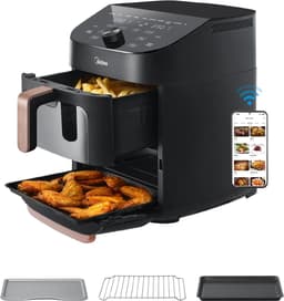 Zimoros XL Airfryer MAF002S - 2 lagen - 11L - 2400W - ondersteund Alexa - 10-in-1 mandgrillpan - geschikt voor 3 tot 8 personen — thumbnail 1
