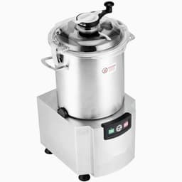 Keukenmachine - Groentehakker 18 L - Voedselveilig RVS - S‑vormig Mes - Met Schraper - Multifunctioneel Voor Groenten, Fruit, Granen, Noten — thumbnail 2