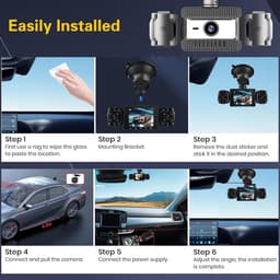 USB-dashcam geschikt voor Android-autoradio Waterdichte mini-autocamera Auto-recorder Nachtzicht Dashcam Loop-opname met G-sensor Videorecorder 170° groothoek met 64G SD-kaart — thumbnail 2