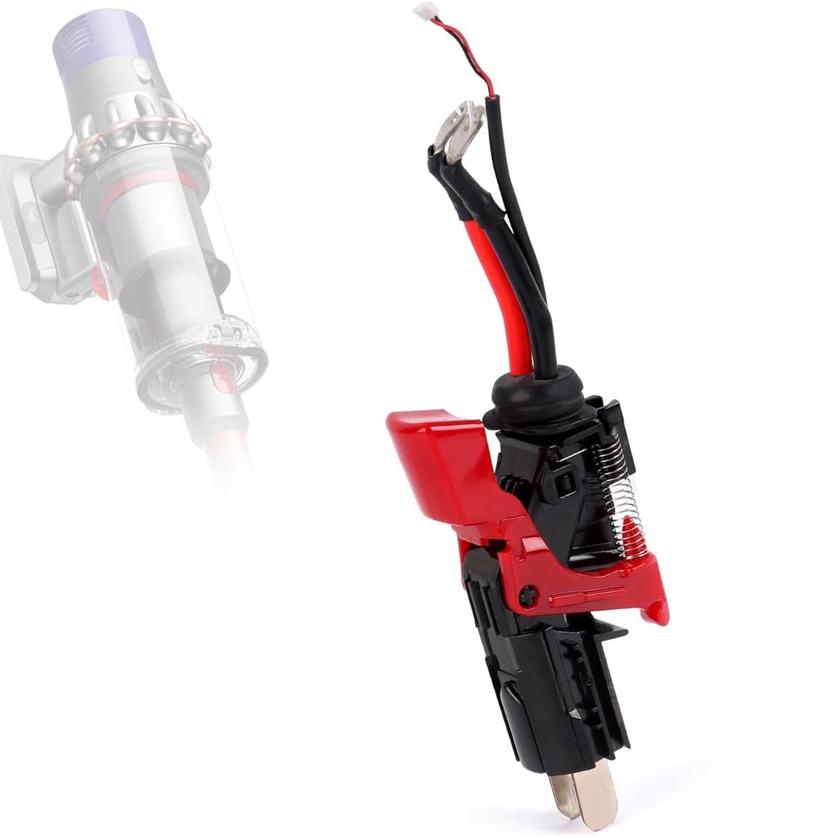 Geschikt voor-Vervangend onderdeel voor de triggerschakelaar van Dyson V10 SV12 stofzuigers; vervangbaar onderdeel voor de aan/uit-knop. — afbeelding 1