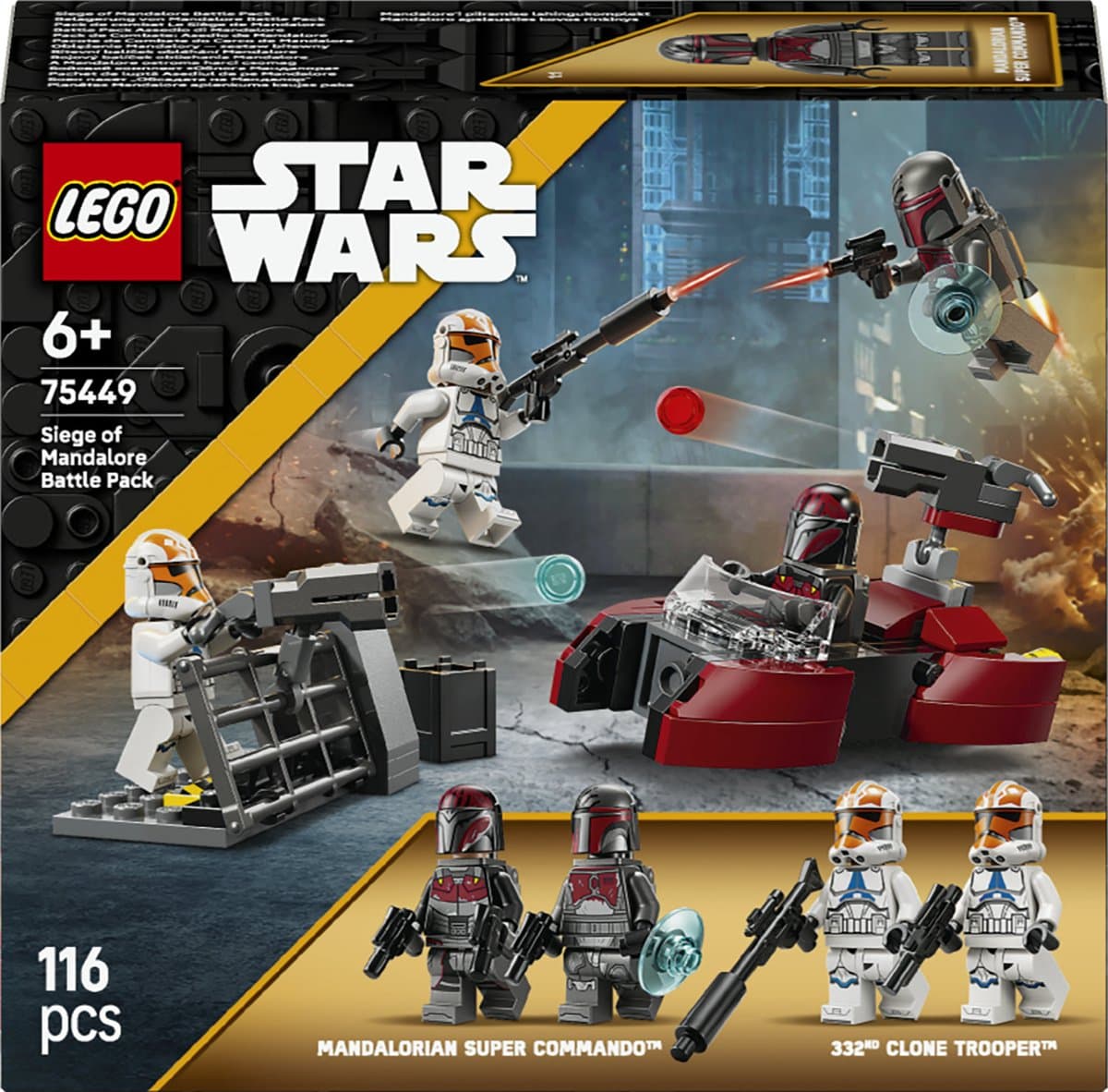 Lego Star Wars 75449 Beleg Van Mandalore Bouwstenen — afbeelding 1
