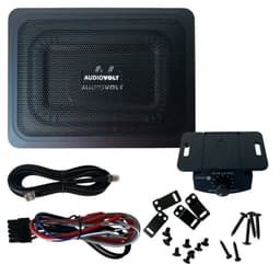 Audiovolt AV-RS200S | Actieve Underseat Subwoofer + RCA Kabels — thumbnail 1