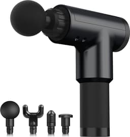 Palmwood Massage Gun - Massage Apparaat - Massage pistool - Incl. 4 opzetstukken - Draadloos - Incl. opbergkoffer — thumbnail 1