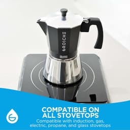 Inductie Kookplaat voor Moka Pan en Espresso machine - Voor Alle Fornuizen — thumbnail 5