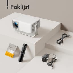 Quvo® Mini beamers - Projector - Mini beamer - Wit - 14cm x 11cm x 6cm — thumbnail 5