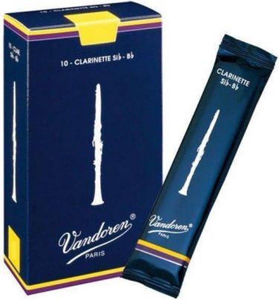 Vandoren Classic Bb-Klarinette 2 doos met 10 rieten - Frans Bb-klarinetriet — afbeelding 1
