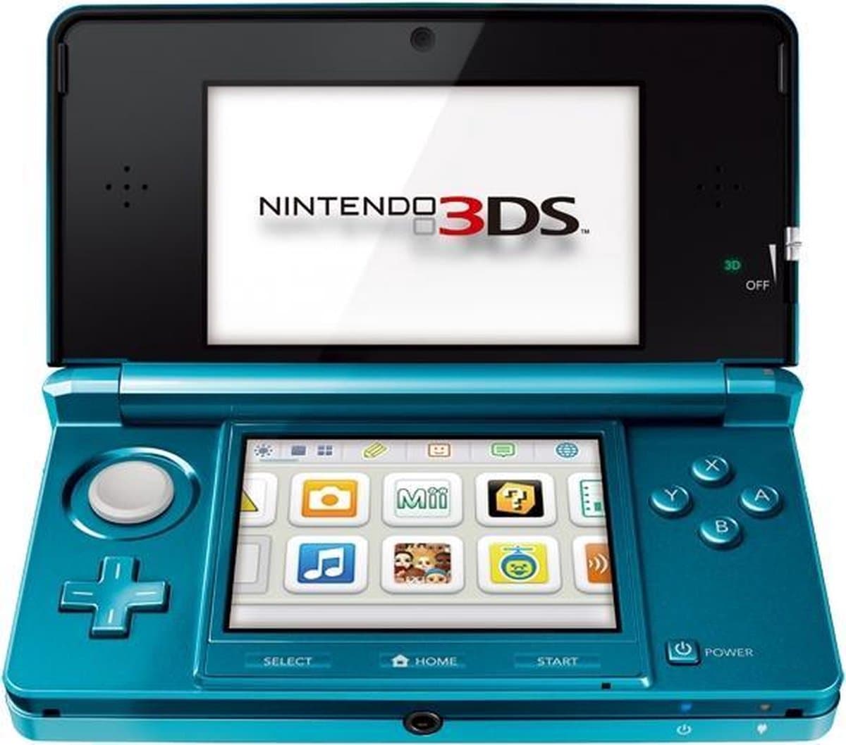 Nintendo 3DS - Water Blauw — afbeelding 1