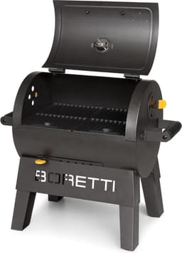 Boretti - Terzo Houtskool Barbecue - Grilloppervlak (LxB) 30 x 40 cm - Compact - Zwart — thumbnail 2