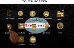 Strausser Jukebox Brown Wood — thumbnail 4