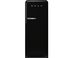 Smeg FAB28RBL5 - Kastmodel koelkast - scharnier rechts - Zwart