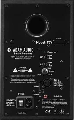 Adam T5V - Actieve studiomonitor, 5, per stuk — thumbnail 3