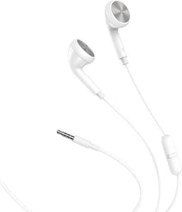 Universele Oordopjes met microfoon - 3,5mm jack - Wit — thumbnail 1