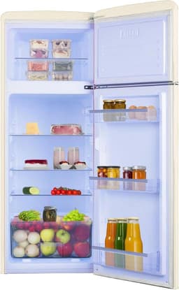 Amica AR7252C - Retro - Koel-vriescombinatie - Crèmekleur - 245 L - H 166.5 cm B 55 cm — thumbnail 3