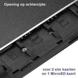 Bianca Tablet + Docking Station met BT Speakers, 10.1 Inch IPS Hi Res LCD+Camera, Draadloos Opladen, BT+WiFi+2xSIM+4G, GPS Navigatie, Videobellen, Micro SD kaart,+2 USB poorten voor opladen Smartphone en Tablet, 64 bit OctaCore Processor, Android OS — thumbnail 2