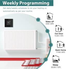 Slimme Programmeerbare Thermostaat voor CV-ketel met Wifi en Spraakbesturing — thumbnail 5