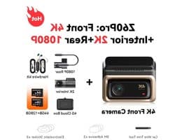 Dashcam – Auto Camera – Video Recorder – Rijcamera – 3-Kanaals 4G Variant – 4K HDR Beeldkwaliteit – ADAS Veiligheidswaarschuwingen