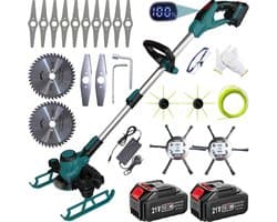 CLVP® Grasmaaier Elektrisch - Grastrimmers met Accu - Groen