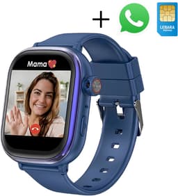 Smartwatch Kids Blauw – GPS Horloge Kind – Horloge Kind jongens – Smartwatch Kinderen Met Simkaart – Kinder Smartwatch met Stappenteller, GPS en WIFI — thumbnail 1