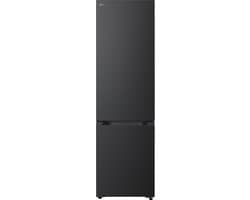 LG GBBS726CEV Koel-vriescombinatie 375L - Zwart - Energieklasse C - DoorCooling voor gelijkmatige koeling - Fresh Balancer voor optimale versheid - Stille Smart Inverter Compressor en ThinQ wifi bediening