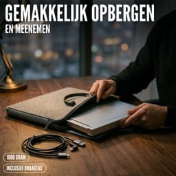 Portable Monitor Link 15.6" - Full HD Draagbare monitor met USB-C & HDMI - Extra scherm laptop - Plug & Play - Incl. Draagtas — thumbnail 5