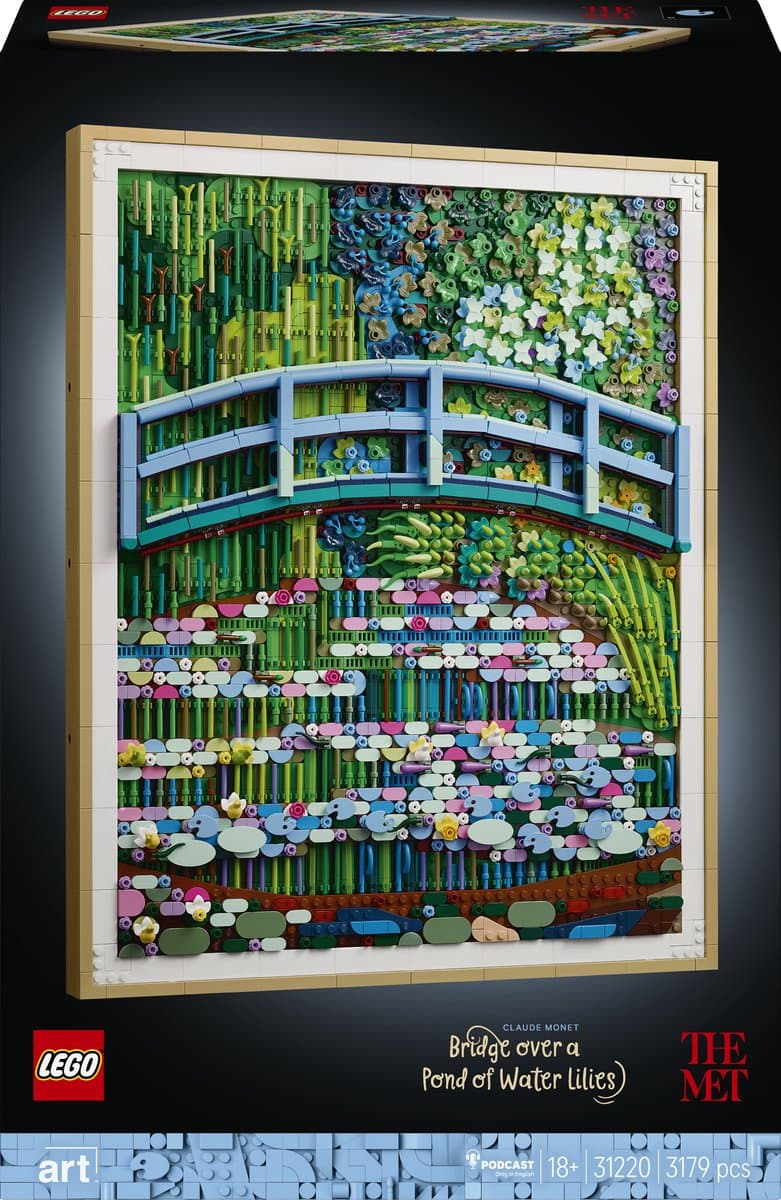 LEGO Art Claude Monet: Brug over een vijver met waterlelies 31220 — afbeelding 1