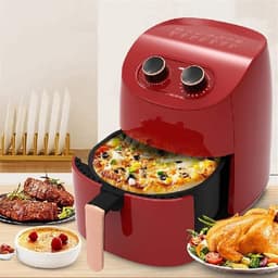 Heteluchtfriteuse Thuisgebruik - Snelle Frituur - Gezond Koken - Geen Olierook - 3.5 Liter - Multi — thumbnail 4