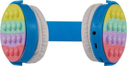 Volkano Koptelefoon kinderen - Hoofdtelefoon - Fidget Series - Koptelefoon Draadloos met Bluetooth - Kinder Koptelefoon - Verstelbaar - AUX in - Blauw — thumbnail 2