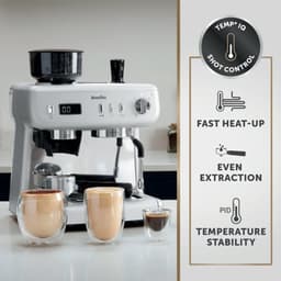 Breville Barista Max+ Espresso-, Latte- en Cappuccinomachine | Slim malen en doseren | Precieze extractietimer | Geïntegreerde melkopschuimer | Italiaanse pomp van 15 bar | Zwart [VCF152X] — thumbnail 2