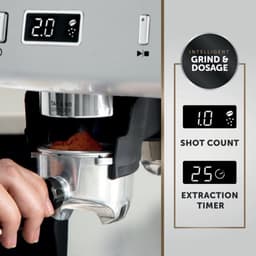 Breville Barista Max+ Espresso-, Latte- en Cappuccinomachine | Slim malen en doseren | Precieze extractietimer | Geïntegreerde melkopschuimer | Italiaanse pomp van 15 bar | Zwart [VCF152X] — thumbnail 3