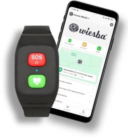 Wiesba WB69S - GPS Horloge Senior - Smartwatch voor Ouderen - Persoonlijke alarmen - alarm horloge ouderen - GPS Horloge Alzheimer - Valdetectie - Persoonlijk alarm — thumbnail 1