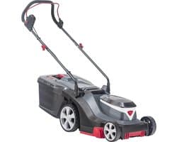 Accugrasmaaier - Elektrische maaier - Gazon onderhoud - Compact en lichtgewicht - 38 cm maaibreedte - Zwart grijs