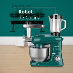 Keukenmachine met 7 accessoires voor veelzijdig koken - Groen - 6 Liter — thumbnail 4