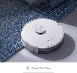 EZVIZ RE5 Plus Robotstofzuiger met Dweilfunctie – Automatisch Leegstation – 4000 Pa – LiDAR, App Bediening & Tapijtdetectie – Wit — thumbnail 5