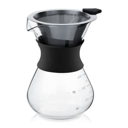 Ynkkvre -French Press - Koffiezetapparaat - Dubbelwandig Filter Zonder Papieren Filters 400 Ml - 2-3 Koppen - Thuis/Zwart — thumbnail 1