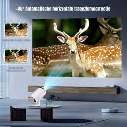 Core® Draagbare beamer - Beamer - Projector - Mini Beamer - Wit - 10cm x 10cm x 16cm — thumbnail 2