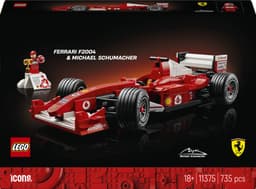 Lego Icons 11375 Ferrari F2004 En Michael Schumacher Bouwstenen — thumbnail 1