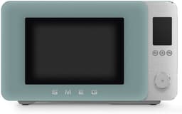 SMEG MOC02EGMEU Combi-Magnetron - Air Fry - Heteluchtoven & Grill - 27L - 2100W - Inverter Technologie - 25 Automatische Programma's - Soft Close - Collezione - Mat Emerald Green — thumbnail 1