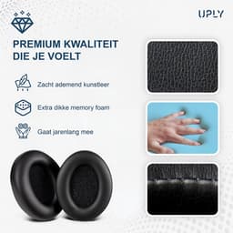 Set Oorkussens voor Sony Koptelefoon – WH-1000XM4 Oorkussen – WH-1000XM4 - Kunstleer met Traagschuim — thumbnail 5