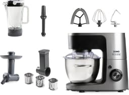 DOMO Keukenrobot “Delicioso" - Keukenmixer – Keukenmachine – 1200W – RVS Kom 4,5L – Incl. 10 Accessoires — thumbnail 2
