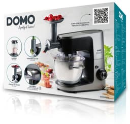 DOMO Keukenrobot “Delicioso" - Keukenmixer – Keukenmachine – 1200W – RVS Kom 4,5L – Incl. 10 Accessoires — thumbnail 3