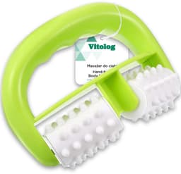 Vitolog - Handmatige Anti-cellulitis Massager - Ergonomisch - Groen en Wit — thumbnail 1