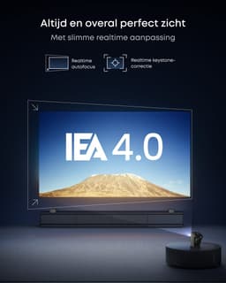 Nebula P1 Mobiele Beamer met Afneembare Speakers - 650 ANSI Lumen - 1080p - 20W 2.0 Surround Sound - Dolby Audio - Ingebouwde 130° Gimbal - Automatische Beeldaanpassing - Google TV — thumbnail 5