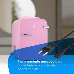 Mini Koelkast 4L Roze – Draagbaar 12V/220V – Koelen & Verwarmen – Skincare & Dranken – Compact & Stil — thumbnail 5