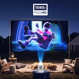 Zenwire K400 Draagbare Mini Beamer met Accu - 1024x600p met Full HD Support - Tot 2 Uur Accuduur - Android Smart TV - WiFi 6 - Bluetooth — thumbnail 3