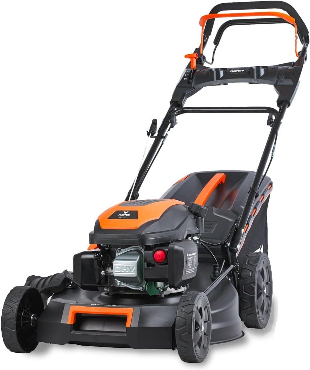 Benzine Grasmaaier 4 pk 2,9 kW - 51 cm Maaibreedte - 7-traps Hoogteverstelling 25-75 mm - 4-takt - 60L Grasvanger - Mulchfunctie - Zij-uitworp - Flexibele Aandrijving — afbeelding 1