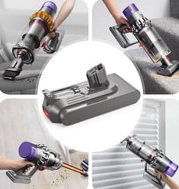 Accu geschikt voor Dyson V11, Outsize en V15 - 'Click Type' (Li-ion/6000mAh/25.2V) — thumbnail 4