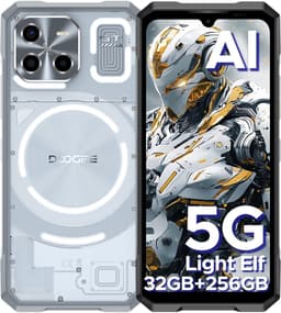 DOOGEE Blade GT 5G -RobuusteSmartphone - RobuusteTelefoon - LED - 6,72 inth FHD + 120 Hz - 32 GB RAM + 256 GB ROM/2TB TF- WiFi 6 -NFC - Face ID - Vingerafdrukherken - Zilver — thumbnail 1