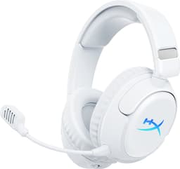 HyperX Cloud Flight 2 – Draadloze Gaming Headset met RGB Covers, tot 100u batterijduur, 2.4GHz & Bluetooth –Multi‑Platform- Wit — thumbnail 1