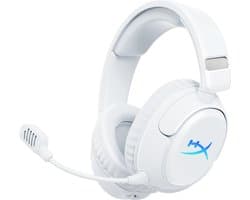 HyperX Cloud Flight 2 – Draadloze Gaming Headset met RGB Covers, tot 100u batterijduur, 2.4GHz & Bluetooth –Multi‑Platform- Wit